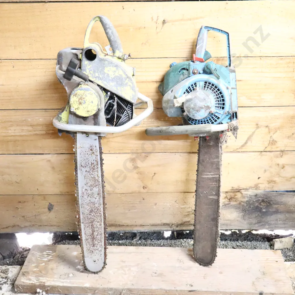 Vintage Propulsion Engine Corp And Unknown Brand Chain Saws Image 1++