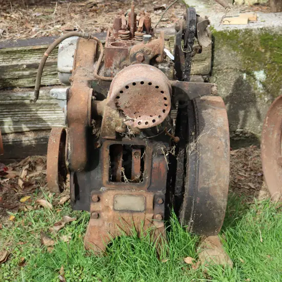 Lister Flywheel Stationary Engine. 50cm Flywheel
