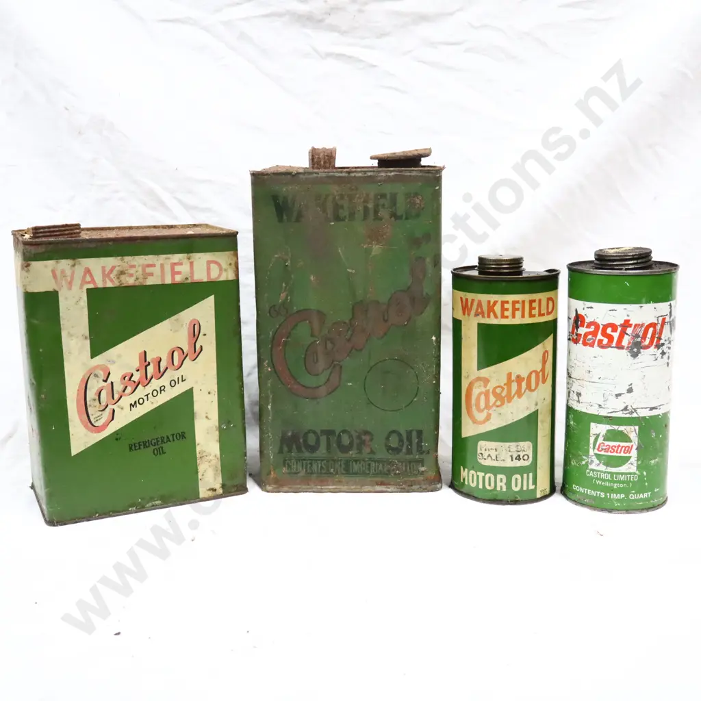 Castrol Oil Tins Image 1++