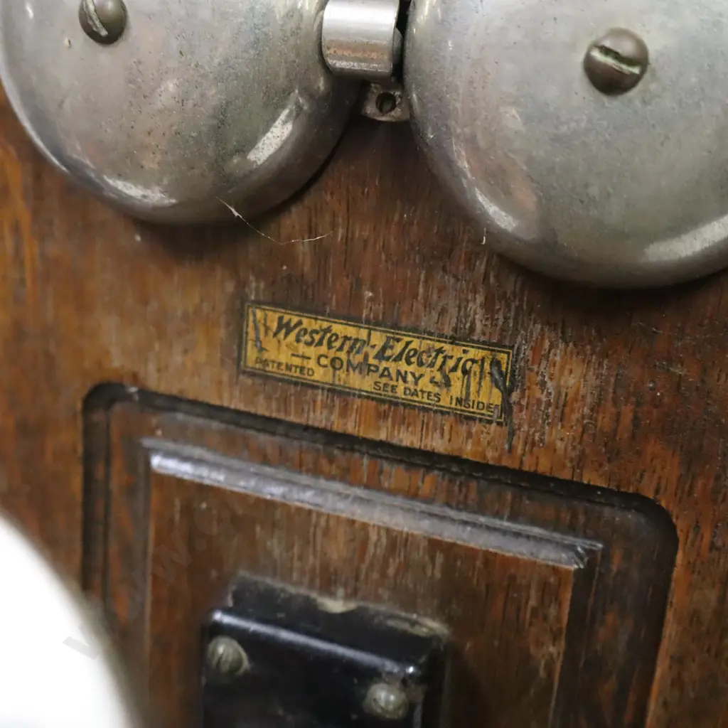 Antique Wall Phones Western Electric Company And Federal Telephone Co Image 1++
