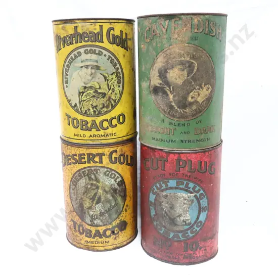 Cigarette Tins X 4. Complete Set