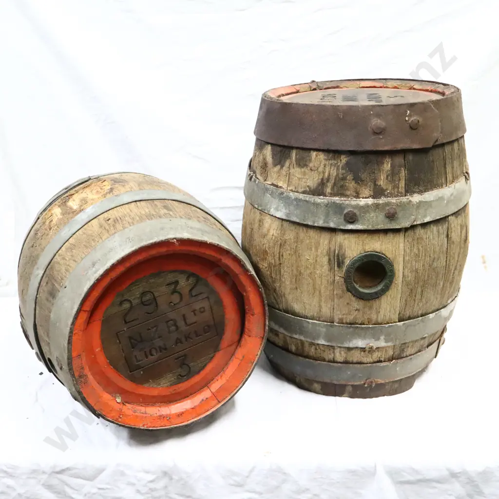 New Zealand Brewery Limited Barrels x 2 Image 1++