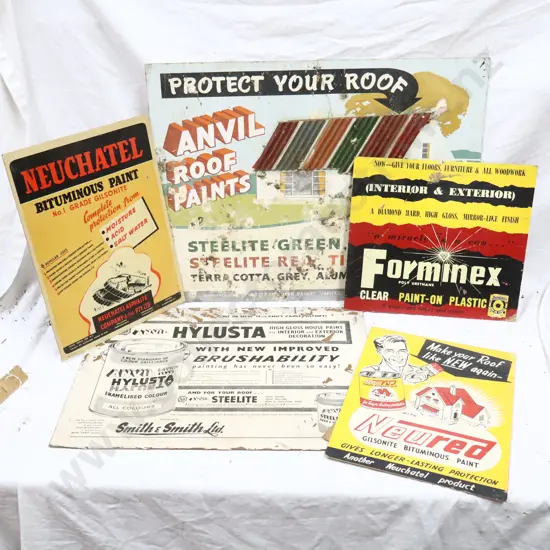 5 x Painting Related Advertising Signs