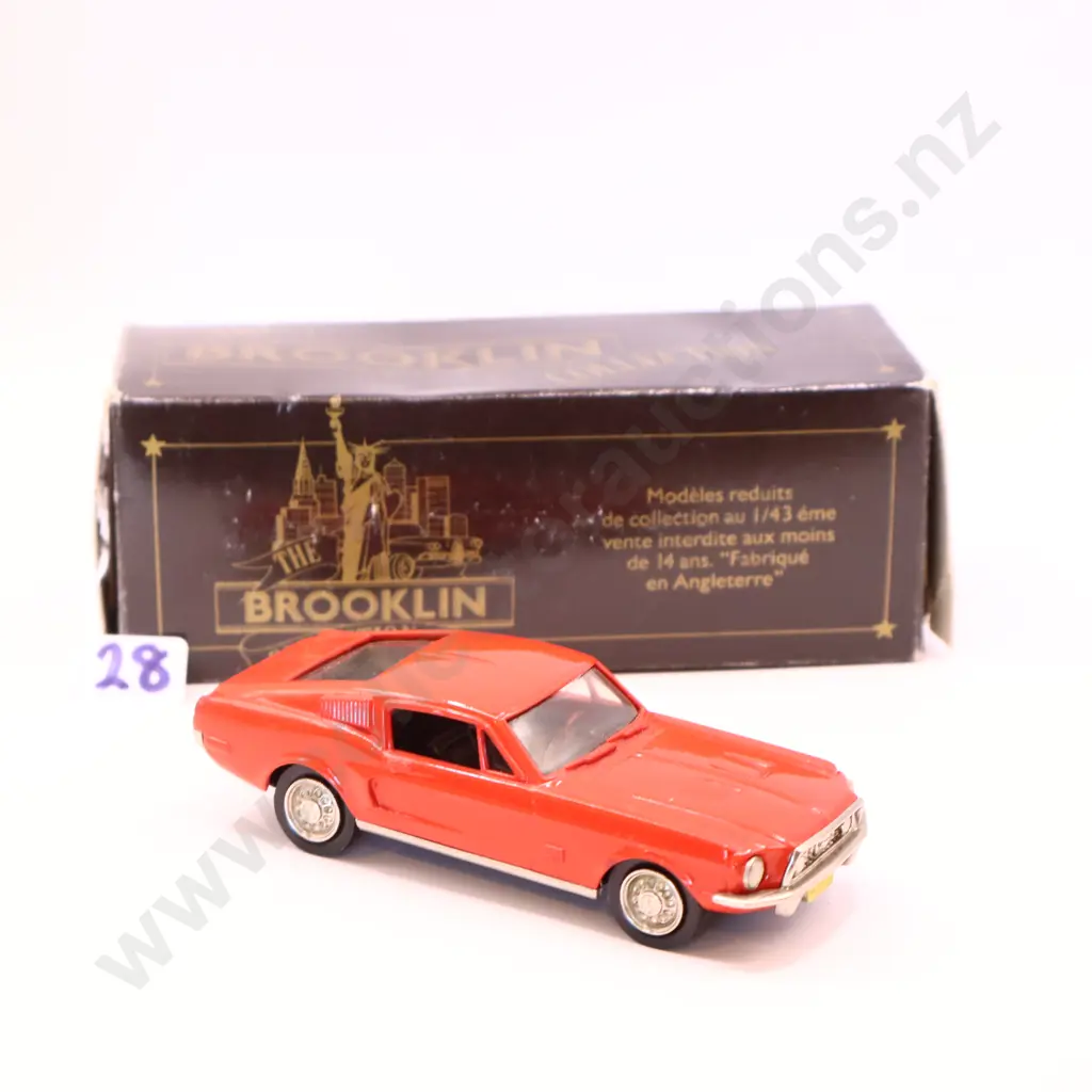 1/43 Brooklin Models  1968  Ford Mustang  Fastback Image 1++