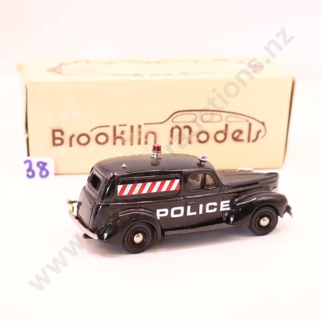 1/43 Brooklin Models  1940 Ford sedan delivery "Police" Image 1++