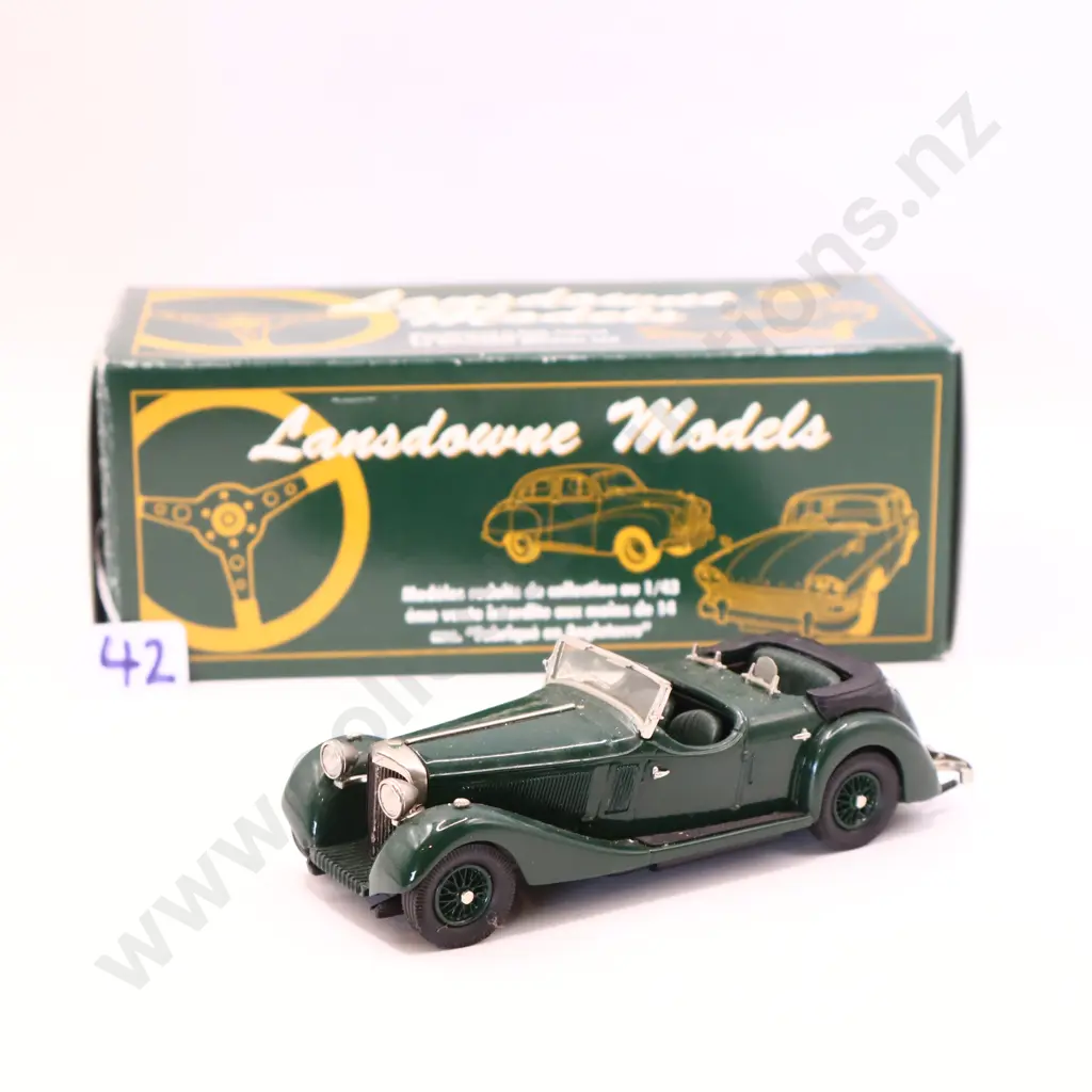1/43 Lansdown Models  1937  Jensen  Dual Cowl Phaeton   Image 1++
