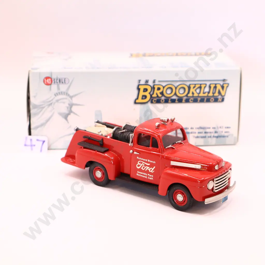1/43 Brooklin Models  1948   Forf F1  Fire Truck    Image 1++