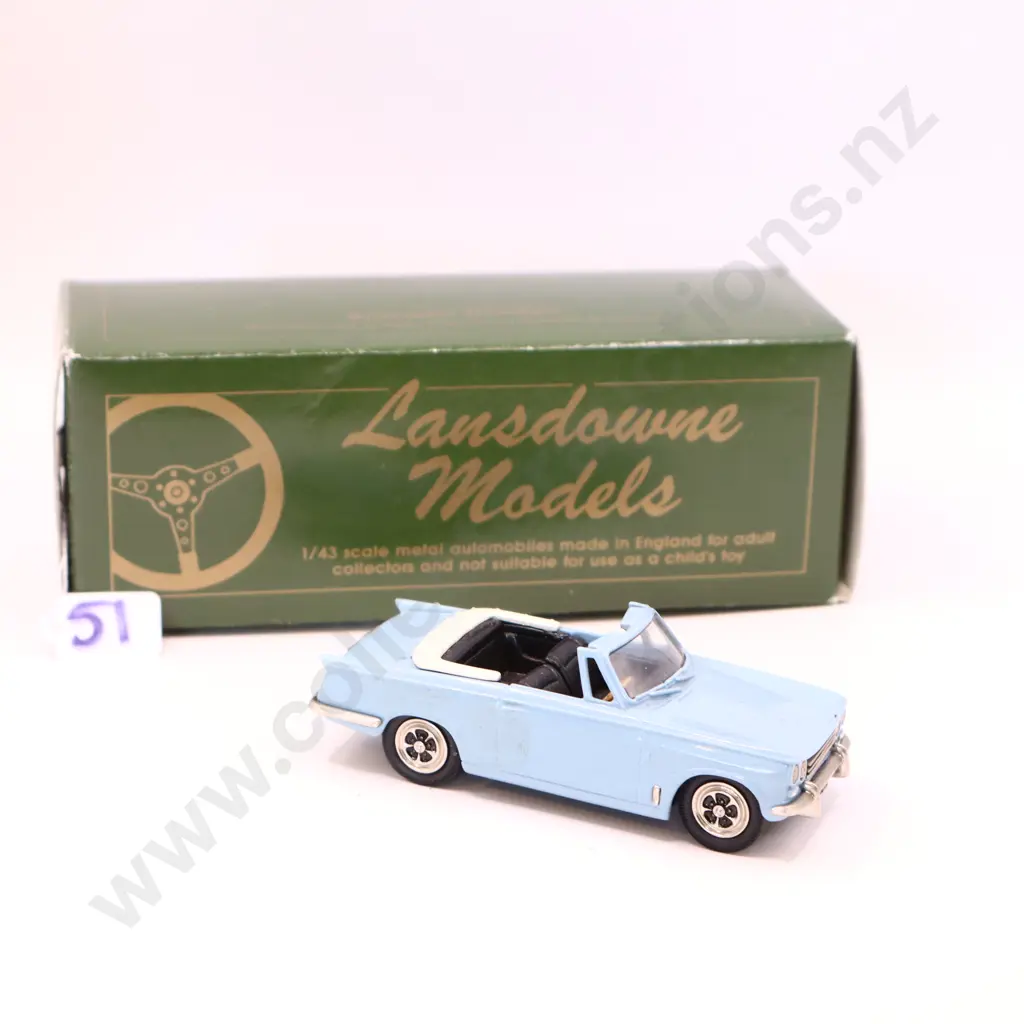 1/43 Lansdowne Models 1968  Triumph Vitesse MK II Image 1++