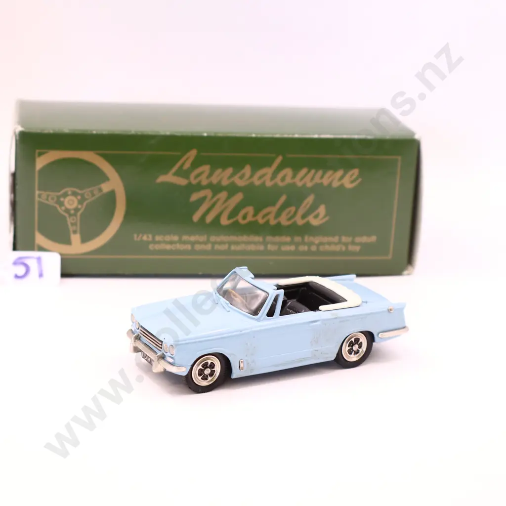 1/43 Lansdowne Models 1968  Triumph Vitesse MK II Image 1++