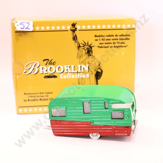 1/43 Brooklin Models 1958 Shasta Airflyte Travel Trailer  