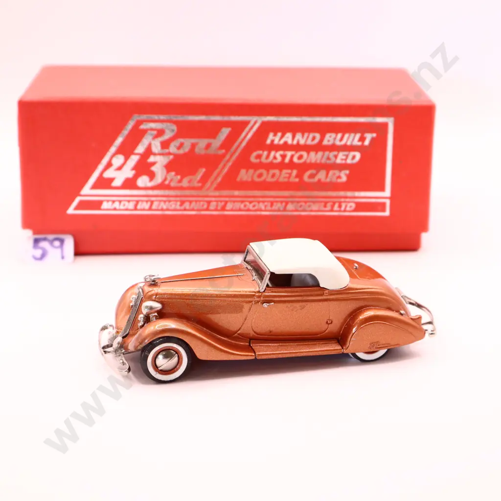 1/43    Rod 43rd  by Brooklin Models  1935  Studebaker Commander  Image 1++