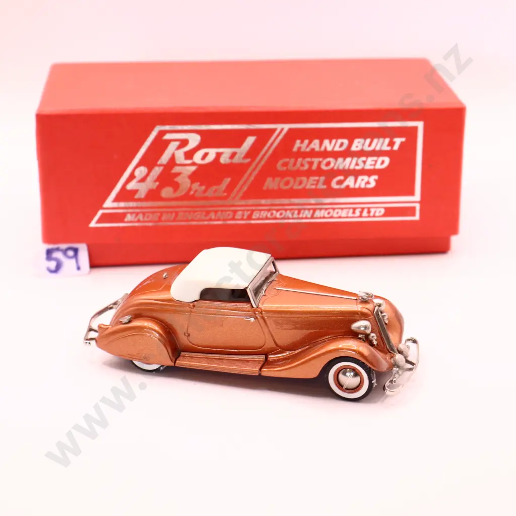 1/43    Rod 43rd  by Brooklin Models  1935  Studebaker Commander  Image 1++