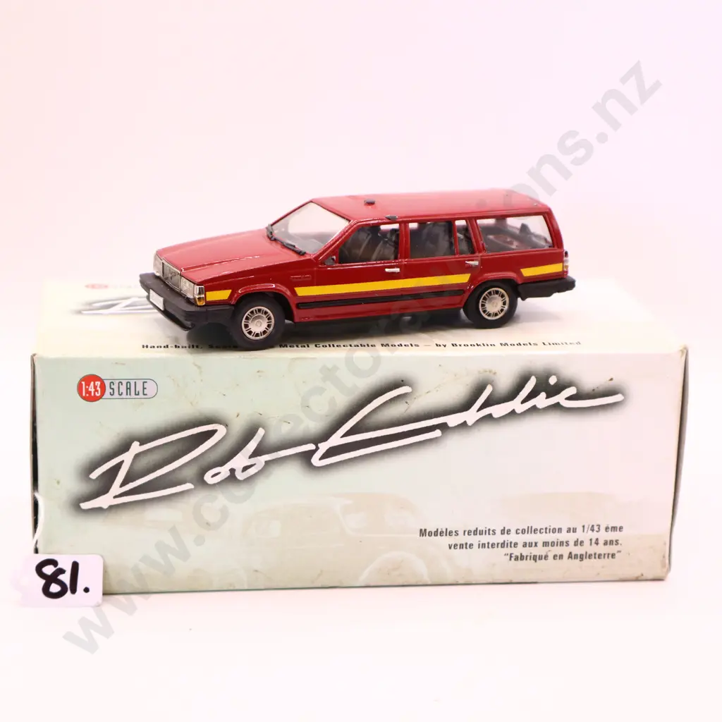 1/43  Rob Eddie 1987  Volvo  740  Fire Chief  Image 1++