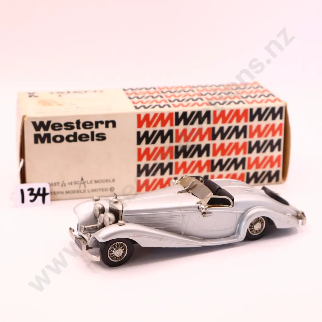 1/43 Western Models  1938  Mercedes Benz  roadster  Type 540 K  Image 1++