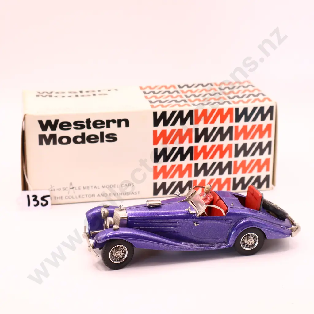 1/43 Western Models  1938  Mercedes Benz  roadster  Type 540 K  Image 1++