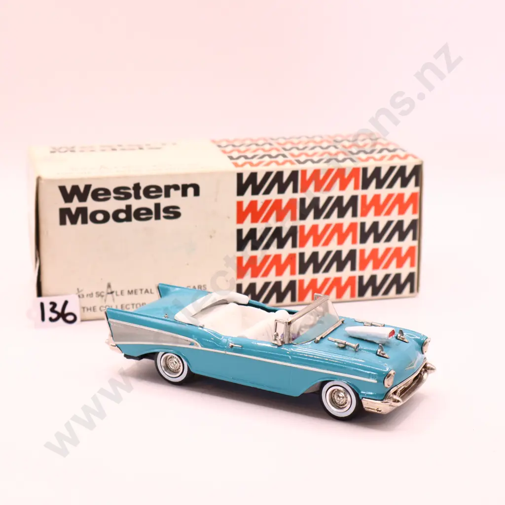1/43 Western Models  1957  Chevrolet  Bel - Air  Image 1++