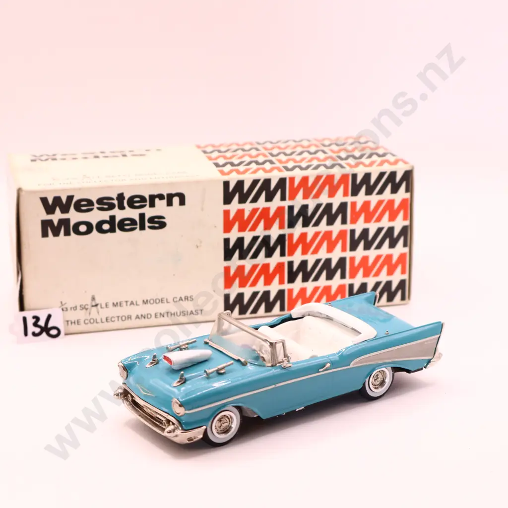 1/43 Western Models  1957  Chevrolet  Bel - Air  Image 1++