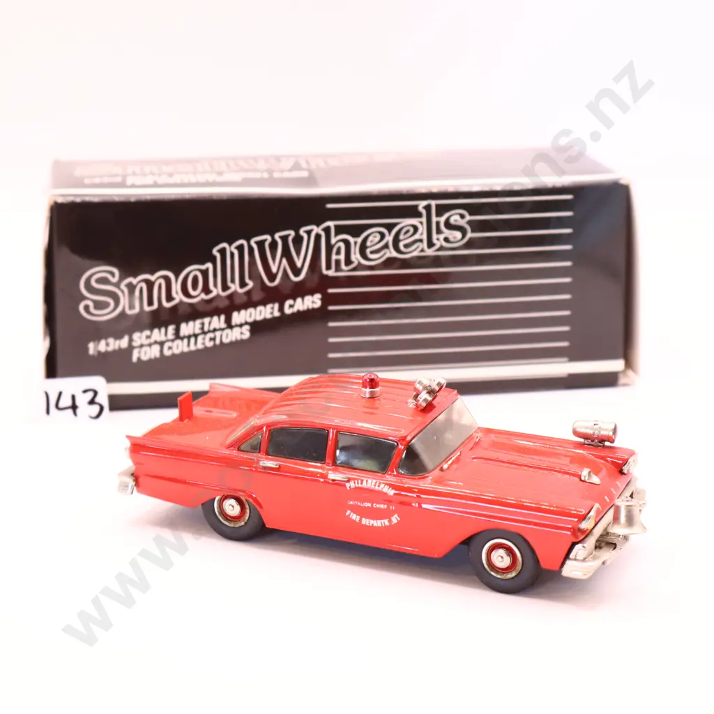 1/43 Western Models  1958  Ford Custom  300  Philadelphia fire chief Image 1++
