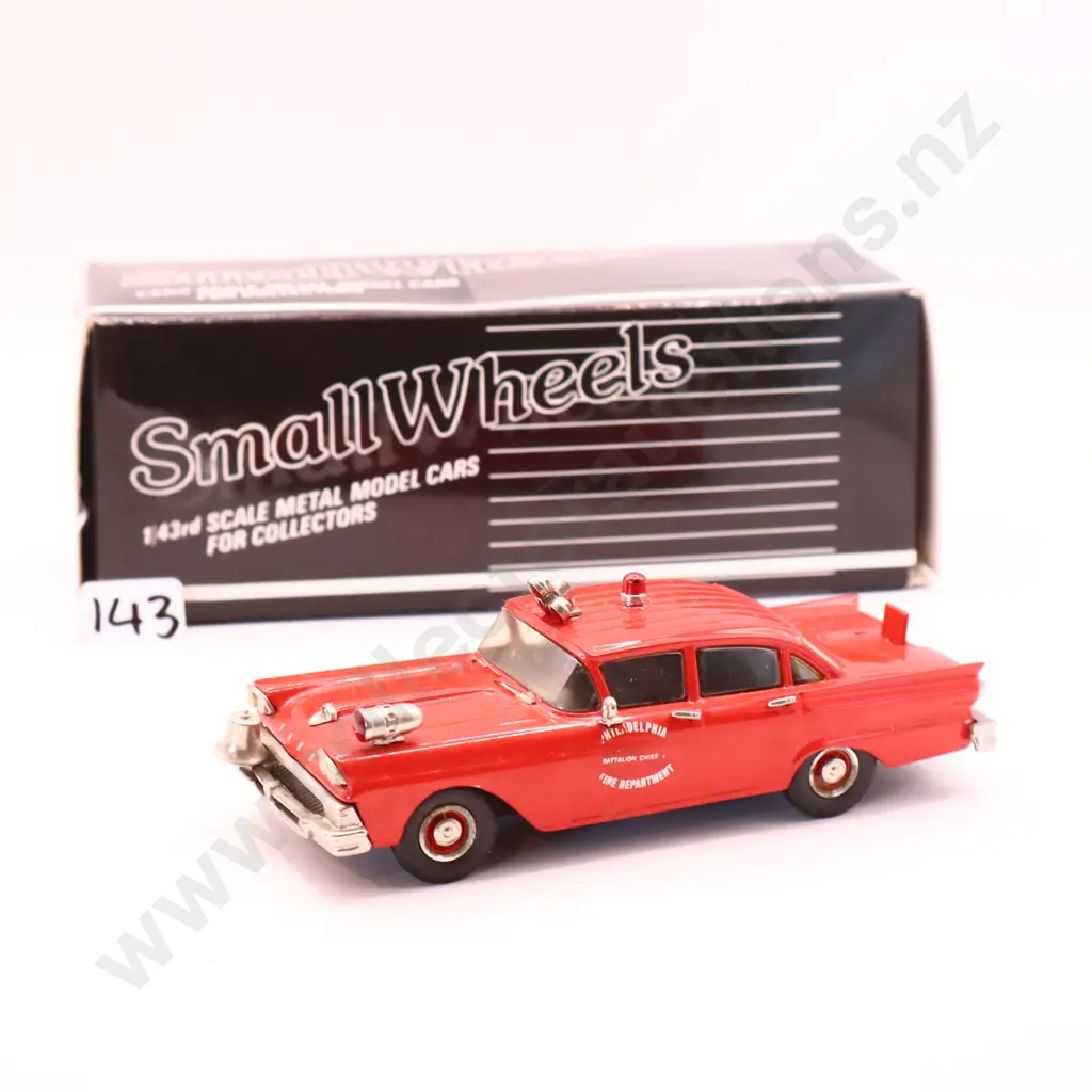 1/43 Western Models  1958  Ford Custom  300  Philadelphia fire chief Image 1++