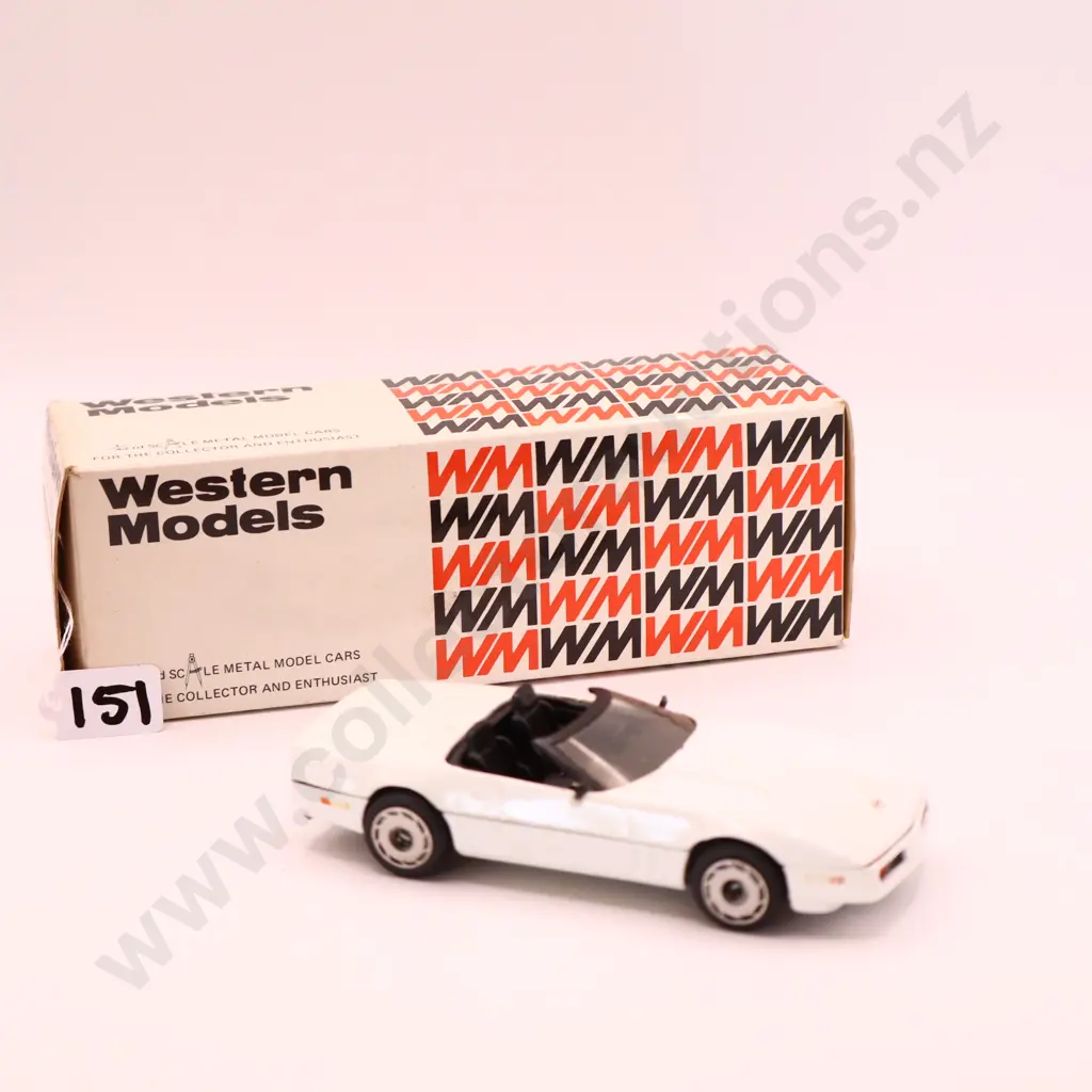 1/43 Western Models  1986  Chevrolet  Corvette  Roadster Image 1++