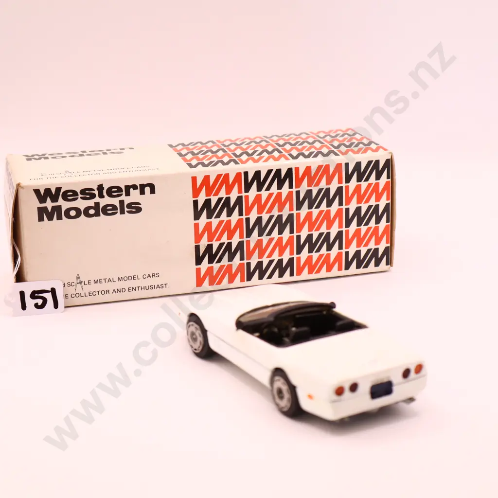 1/43 Western Models  1986  Chevrolet  Corvette  Roadster Image 1++