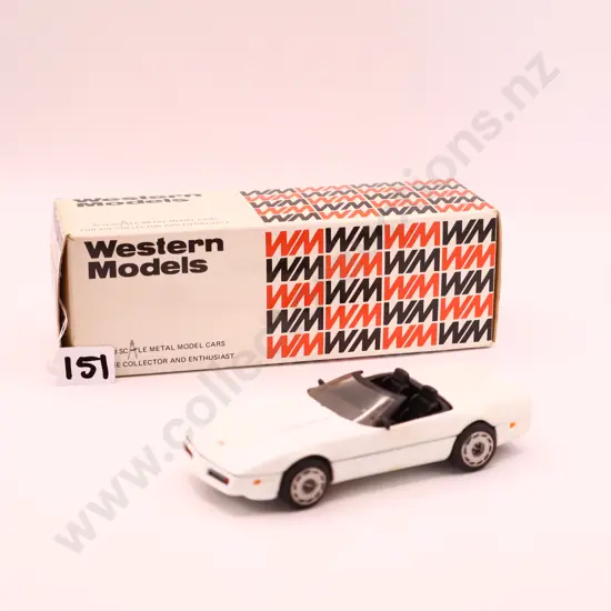 1/43 Western Models  1986  Chevrolet  Corvette  Roadster