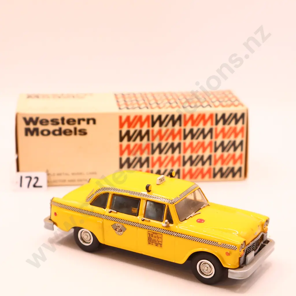 1/43 Western Model  Checker Cab  Image 1++