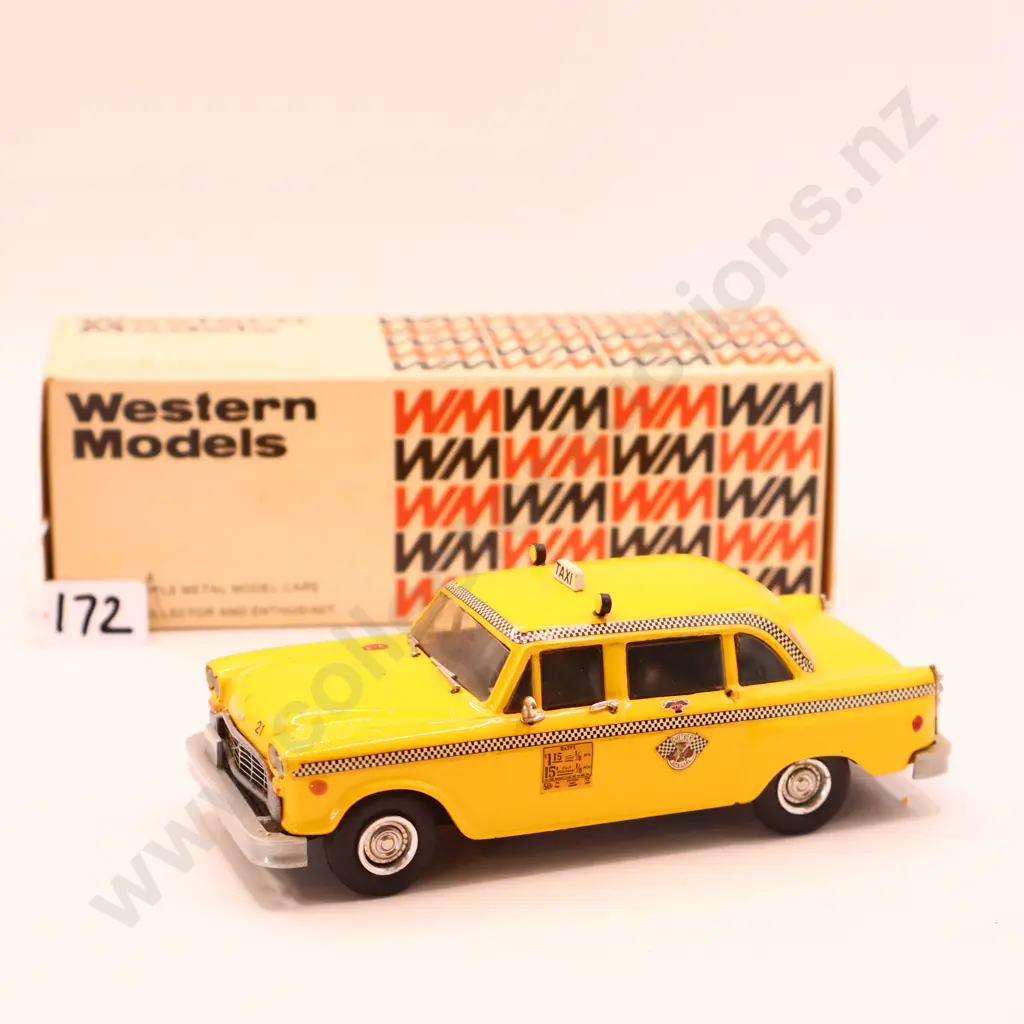 1/43 Western Model  Checker Cab  Image 1++