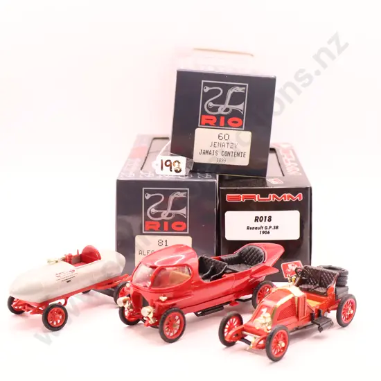 Assorted Boxed Rio Models x3