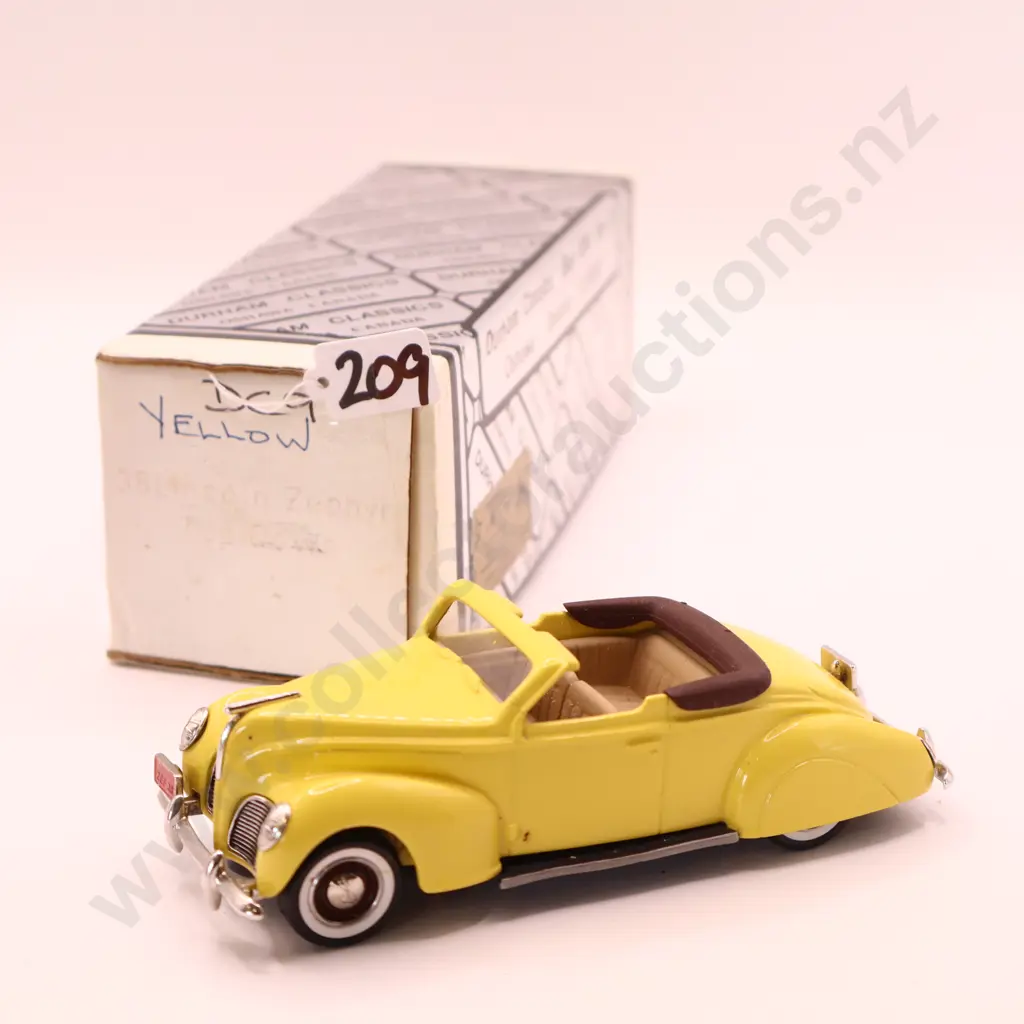 1/43 Durham  Classics  38 Lincoln Zephyr Image 1++