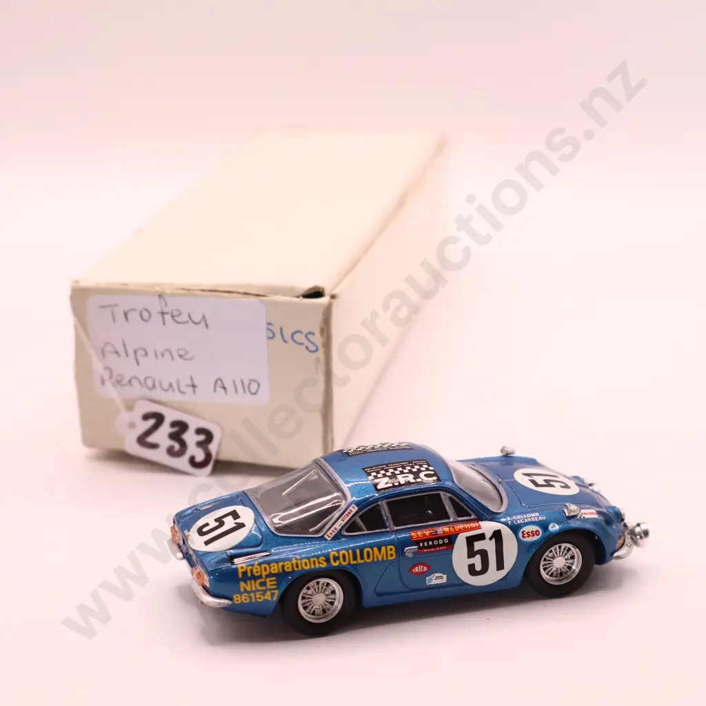 Trofeu Alpine Renault A110 Image 1++