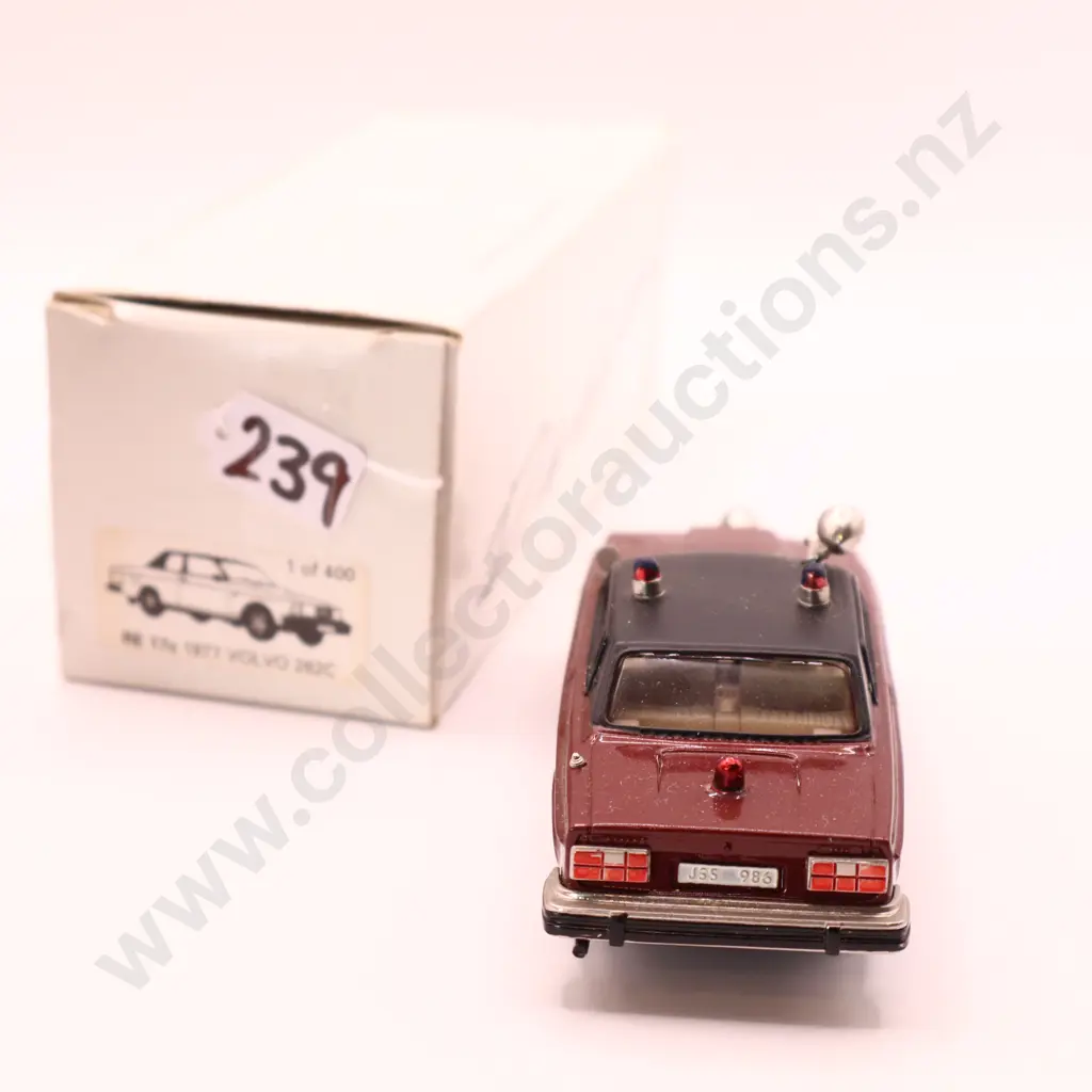 1/43  Rob Eddie Volvo 262C Police 1977 Image 1++