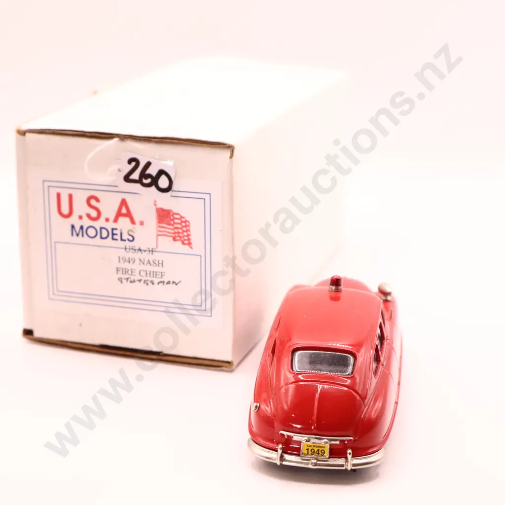 1/43  USA Models  1949 Nash Statesman  Fire Chief  Image 1++