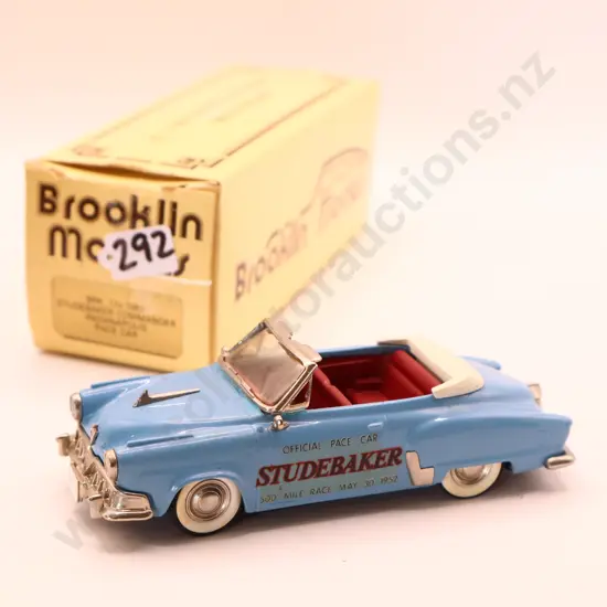 1/43 Brooklin Models Studebaker Commander 1952 Indianapolis pace car