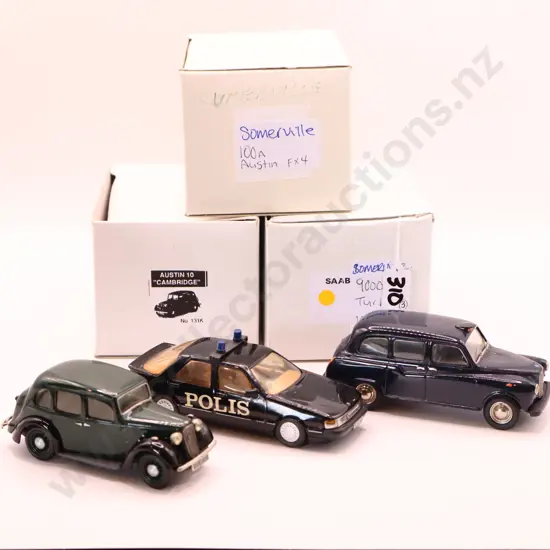 Assorted Boxed Somerville models  x 3