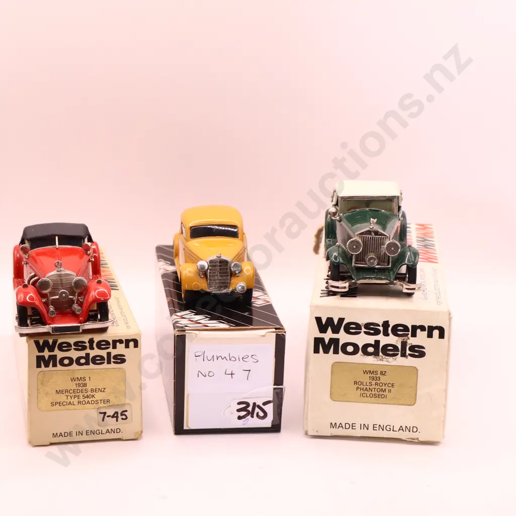 Western Models Assorted x 3 Boxed cars  Image 1++