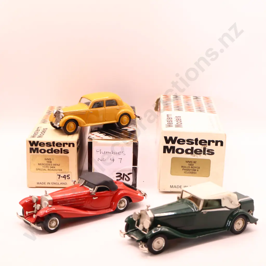 Western Models Assorted x 3 Boxed cars  Image 1++