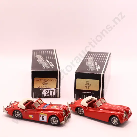 Western Models  Small wheels x 2 boxed cars  Jaguar XK140