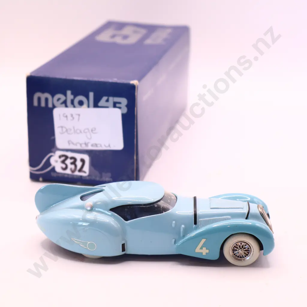 1/43 Metal 43 Delage Andreau  1937 Image 1++