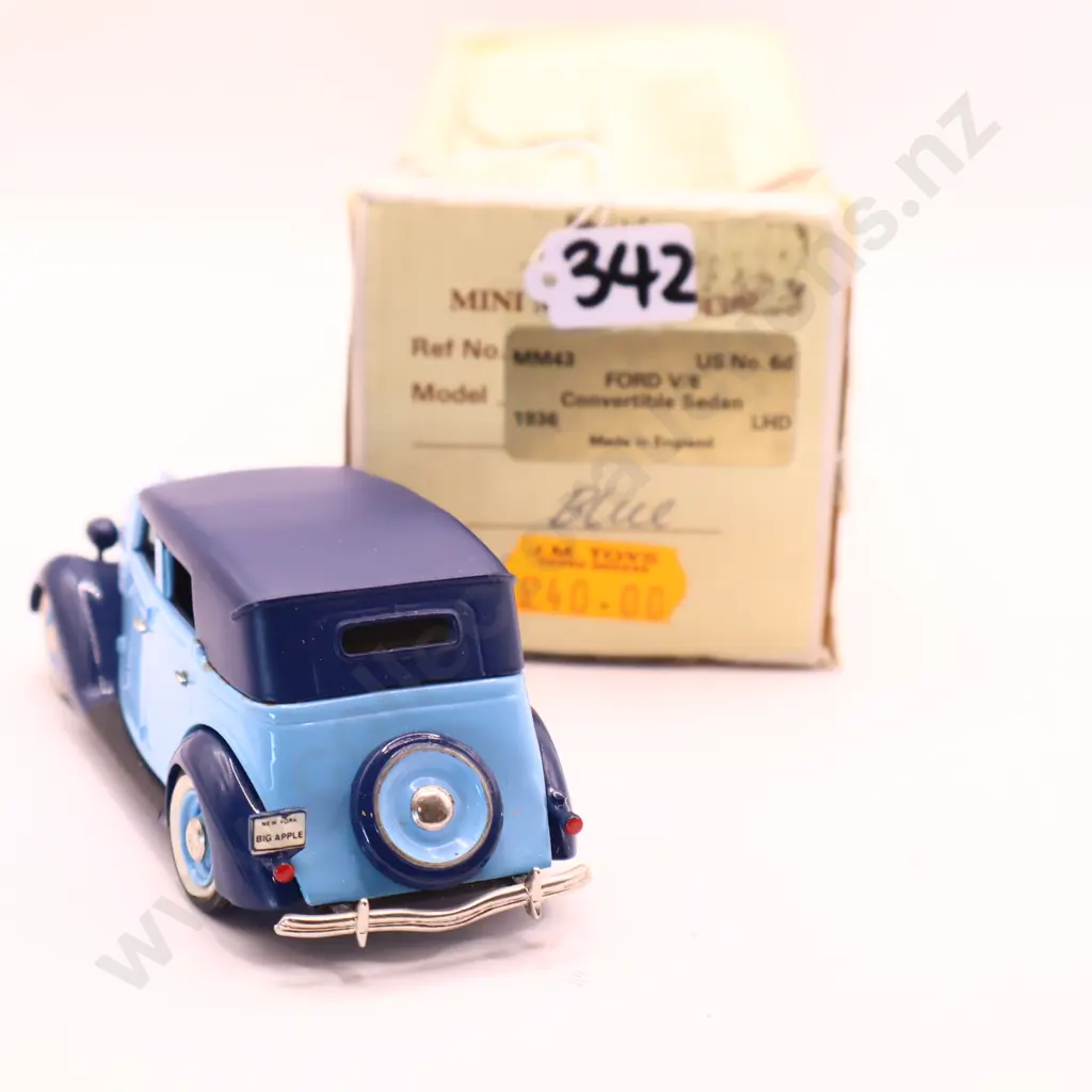 1/43 Mini Marque 43 Ford V8 Convertible Sedan 1936 Image 1++