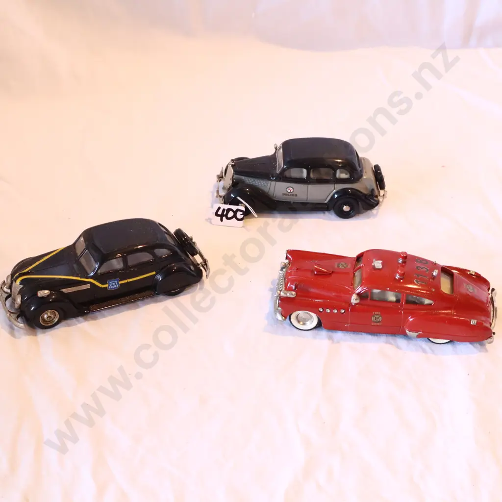 Assorted Loose Police Cars x 3 Image 1++