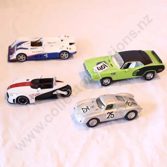 Assorted Loose Race Cars x 4