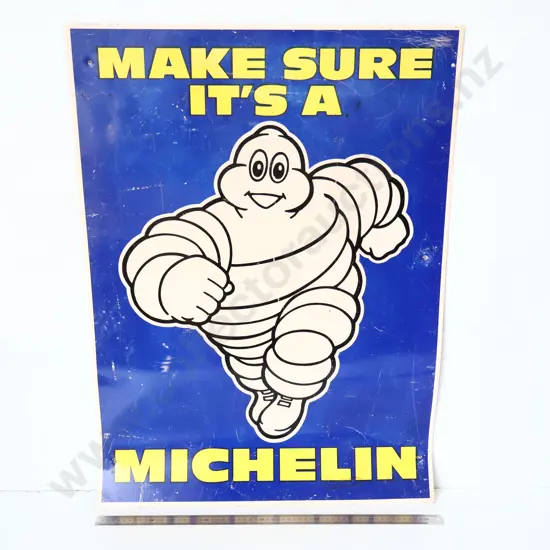 Michelin Advertising Sign – Bibendum “Make Sure It’s a Michelin”