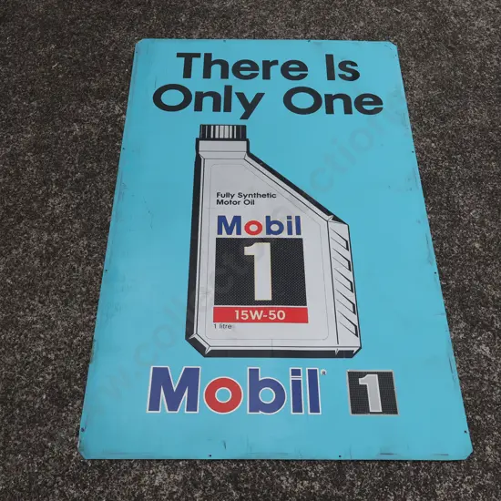 Mobil 1 Motor Oil Advertising Sign