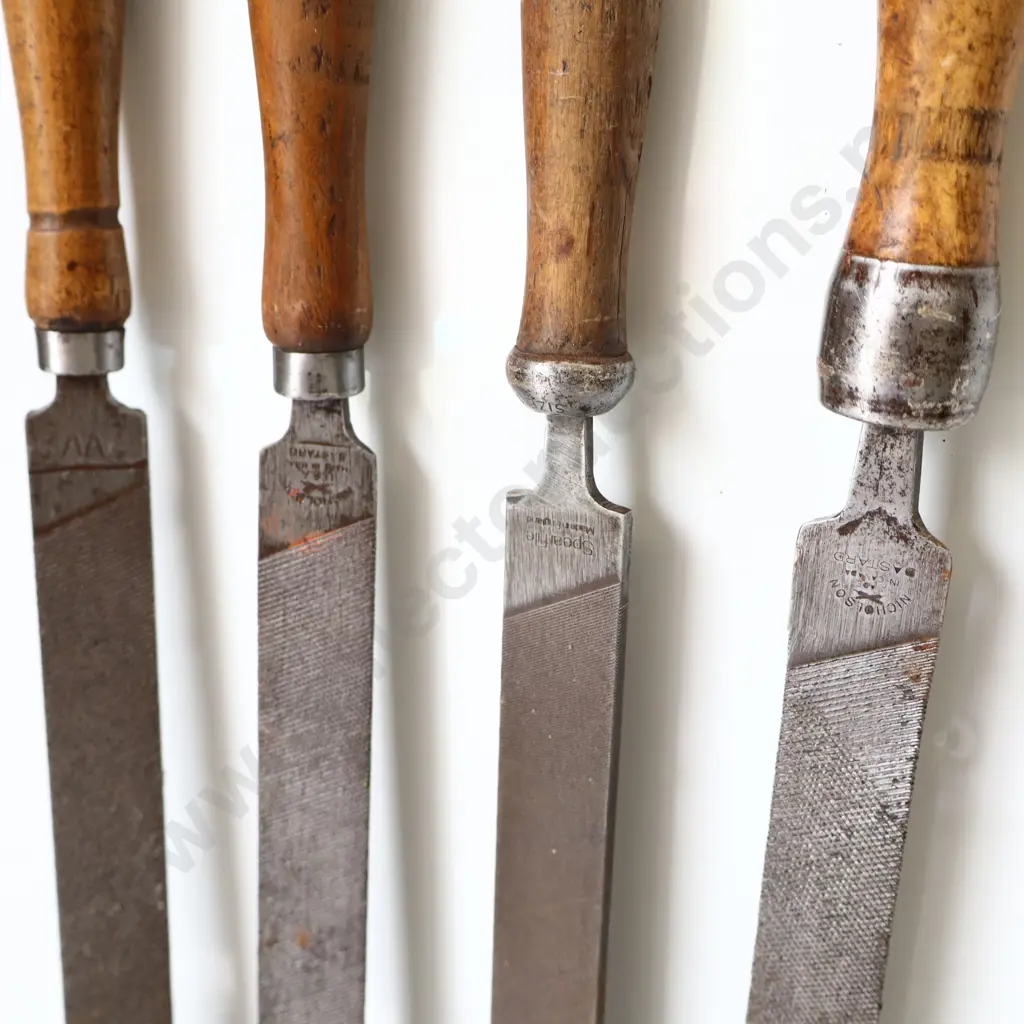 Vintage Files & Rasps – Timber Handles (Qty) Image 1++