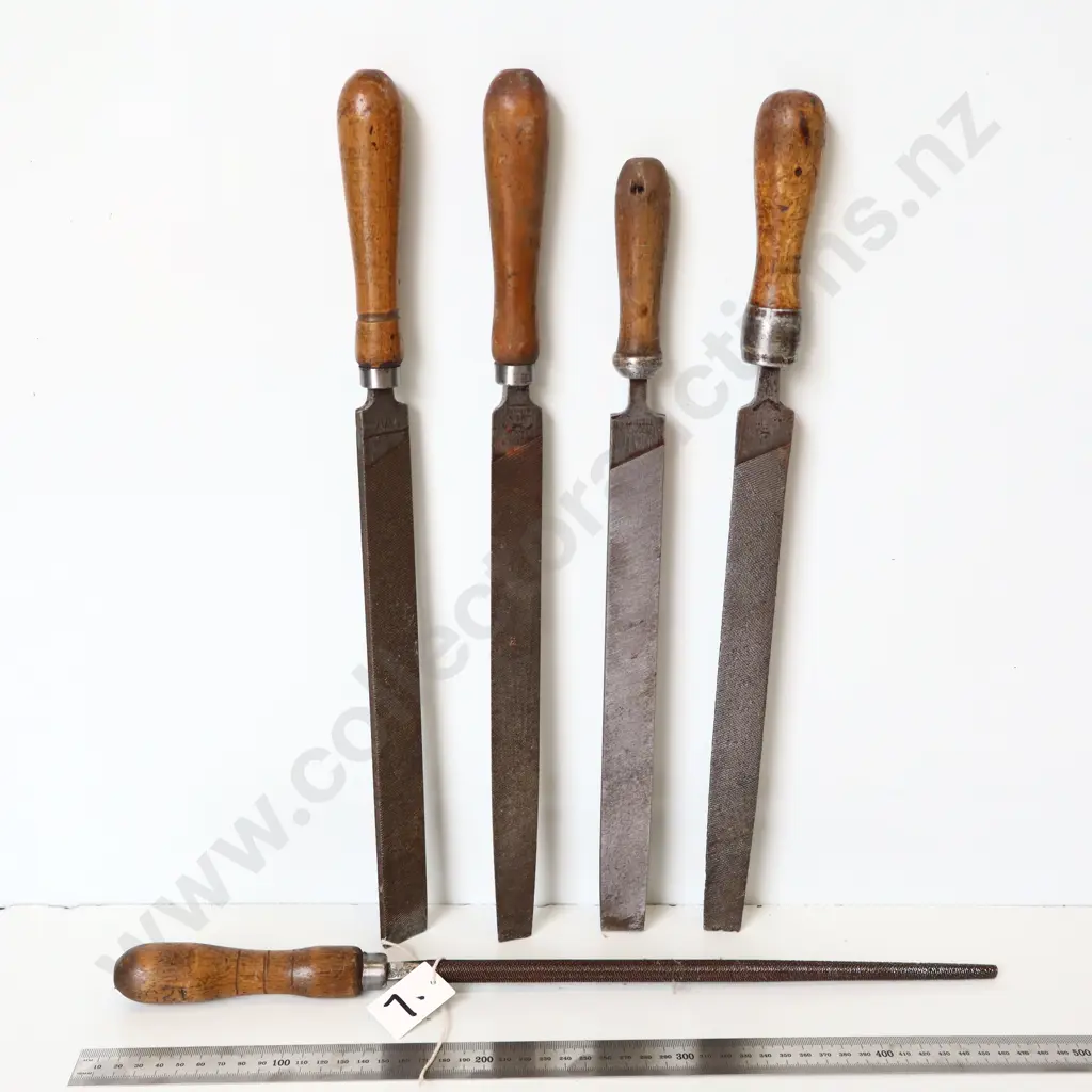 Vintage Files & Rasps – Timber Handles (Qty) Image 1++