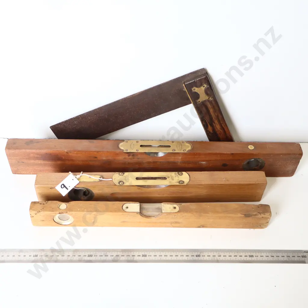 Vintage Spirit Levels & Square Image 1++