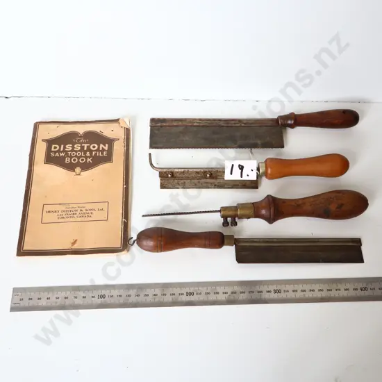 Vintage Disston Saw, Tool & File Book with Tools