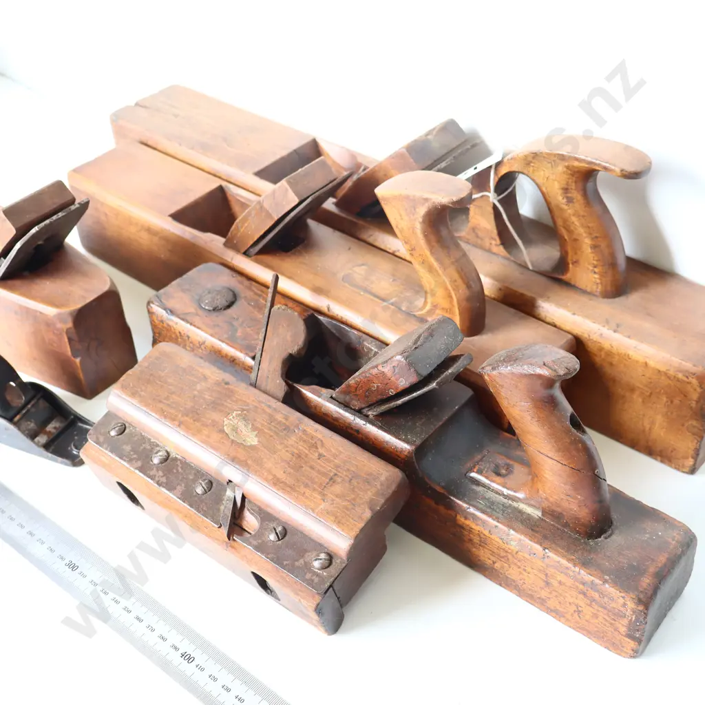 Large Collection of Wooden Hand Planes (Qty) Image 1++