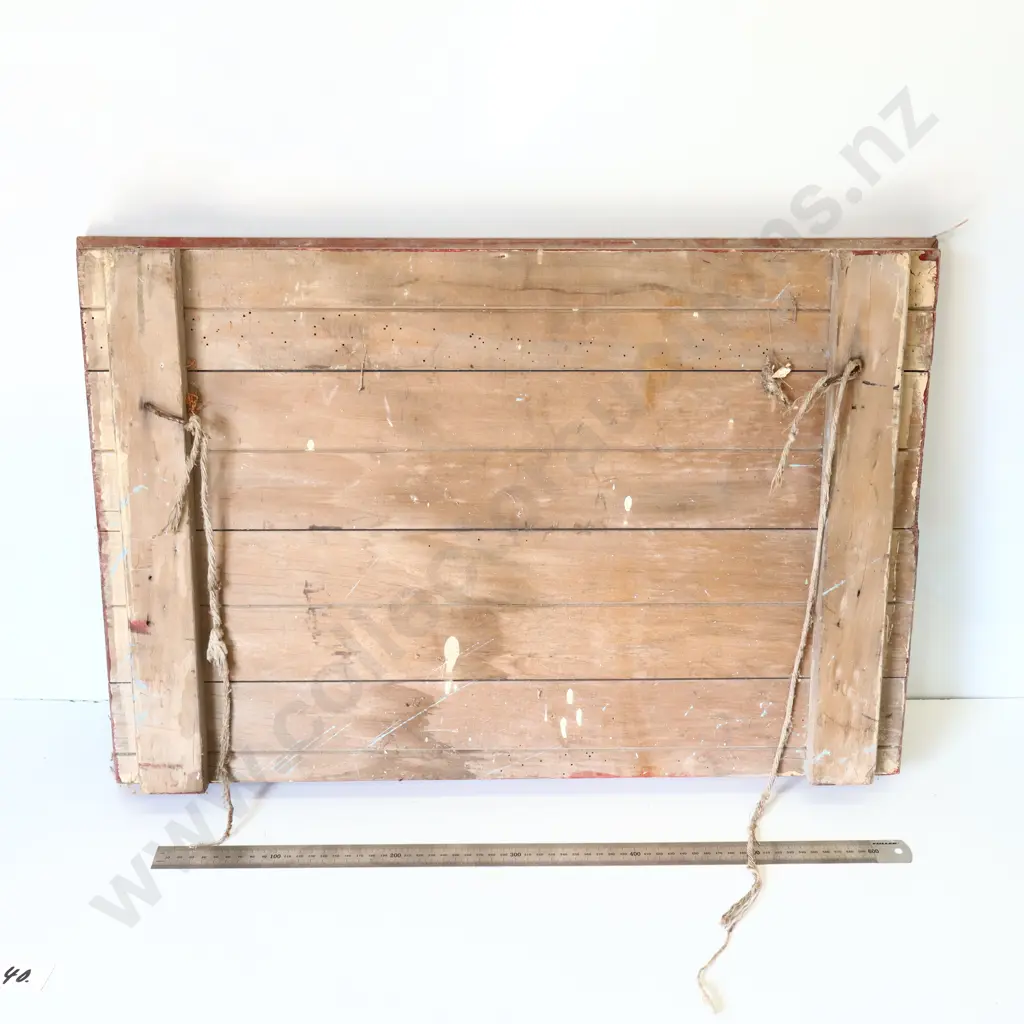 L.R. Allen Decorator Antique Advertising Sign Phone 194 Image 1++